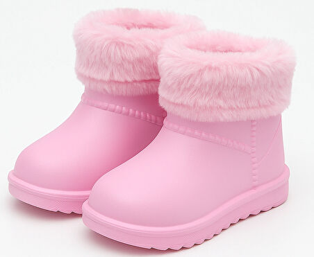 Çocuk Kışlık Kar Yağmur Botu– Su Geçirmez, Peluş Astarlı, EVA  W10290-225 Tokio Borreguito Modeli