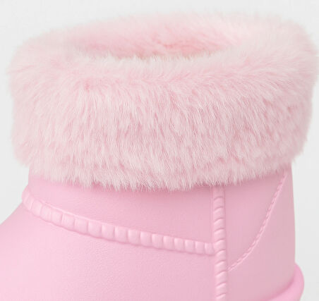 Çocuk Kışlık Kar Yağmur Botu– Su Geçirmez, Peluş Astarlı, EVA  W10290-225 Tokio Borreguito Modeli