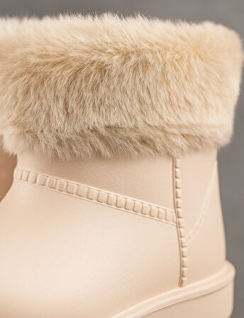 Çocuk Kışlık Kar Yağmur Botu– Su Geçirmez, Peluş Astarlı, EVA  W10290-225 Tokio Borreguito Modeli