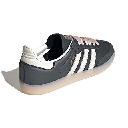 adidas Samba OG Black Pink Ribbon Laces W