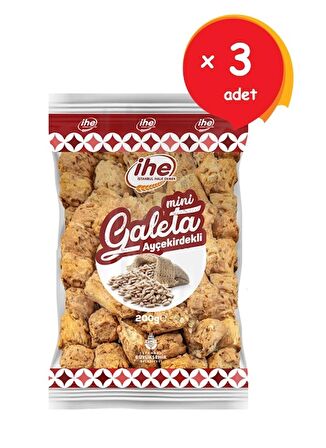 İhe Ayçekirdekli Galeta 200 G (3 Adet)