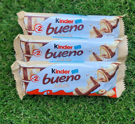 KİNDER BUENO WHİTE 2x30GR x 3 ADET 