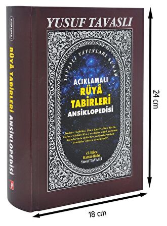 Açıklamalı Rüya Tabirleri Ansiklopedisi - Yusuf Tavaslı - Büyük Boy - Ciltli