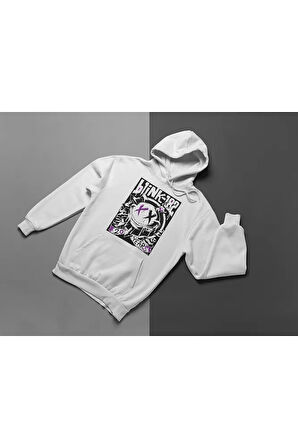 Blink-182 Baskılı Unisex Oversize Müzik Grubu Hoodie