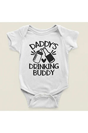 Yazılı Pamuklu Yumuşak Unisex Çıtçıtlı Body Zıbın