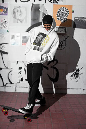 Beauty Behind The Madness Yazılı Unisex Oversize The Weeknd Hoodie