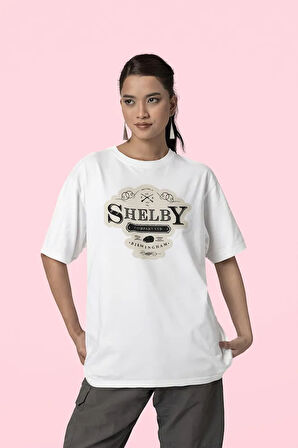 Shelby Company Limited Birmingham Baskılı Unisex Peaky Blinders Oversize Tişört