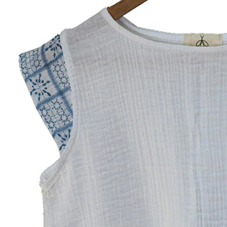 Süper Hafif %100 Pamuk 2 katlı Müslin | Şort - Tişört | İkili Takım | Pijama | Gots Sertifikalı