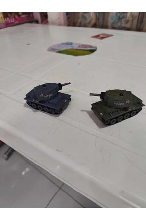 2 Lİ TANK SAVAŞ SETİ 1:64 Ölçek 2.4 Ghz 9 Kanal Kızıl Ötesi Savaş Özellikli Uzaktan Kumandalı Typ-C Şarjlı Mini Tanklar