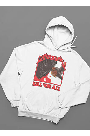 Berserk Kim El All Yazılı Unisex Oversize Anime Hoodie