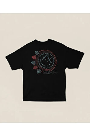 Blink -182 Baskılı Unisex Oversize Tişört