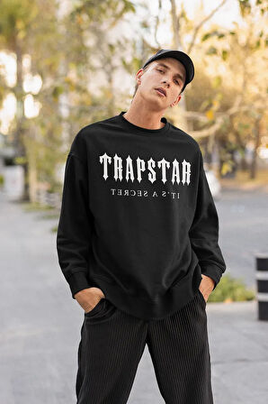 Trapstar It's A Secret Yazılı Unisex Oversize Sweatshirt