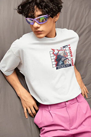 Vallorant Jett Baskılı Unisex Oversize Tasarım Entry Oyun Karakteri Tişört