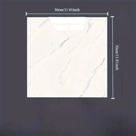Özel Üretim Su Geçirmez Mutfak Paneli BEYAZ MERMER DESENLİ ALÜMİNYUM PLASTİK DUVAR STİCKER 3030