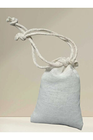 ham bez büyük ebat çift büzgülü doğal lavanta kesesi. oda içi hoş koku, dolap kokusu lavanta