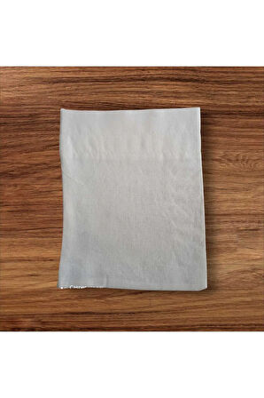 16x20 cm Pamuk Ham Bez Torba, 40 Tel, İsteğe Bağlı Büzgülü, Ekolojik ve Dayanıklı Çanta - 12 TL