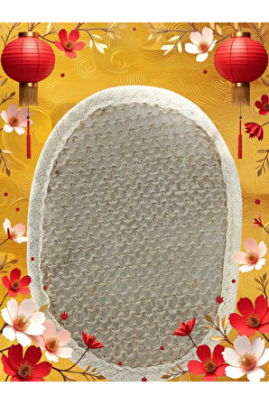 6 Adet Doğal Jüt Ip Banyo Lifi | El Yapımı Lif | Hamam, Spa, Otel Ve Ev Kullanımı Bez Poset