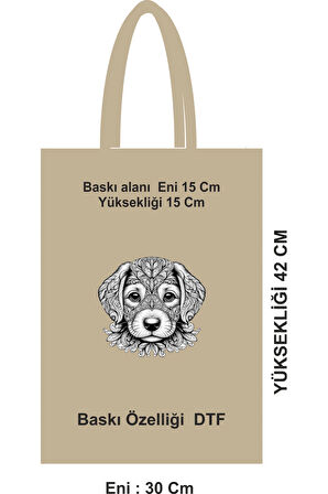 Geri Dönüştürülebilir Saplı Pazar Çantası Bez Poşet