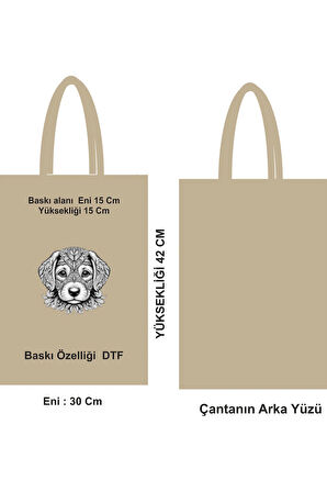 Geri Dönüştürülebilir Saplı Pazar Çantası Bez Poşet