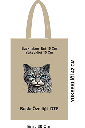 Organik Saplı Günlük Kullanım Çantası Bez Poşet