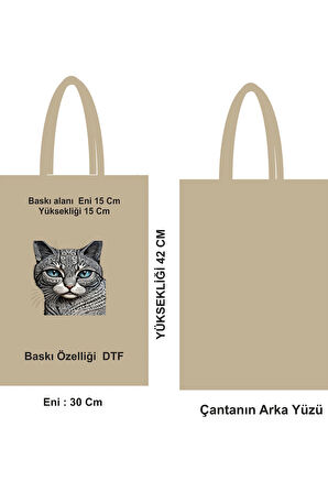 Organik Saplı Günlük Kullanım Çantası Bez Poşet