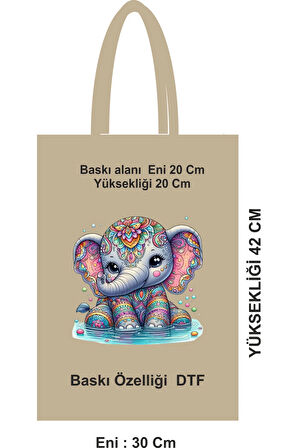 Doğa Dostu Saplı Günlük Kullanım Çantası Bez Poşet