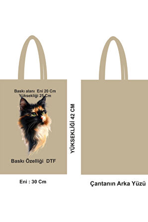 46 Tel Pamuklu DTF Bez Poşet Çanta