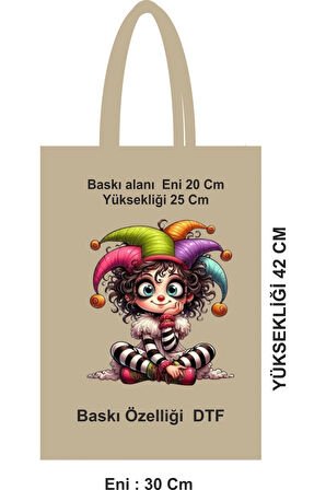 Geri Dönüşümlü Ham Bez Poşet Baskılı Çanta