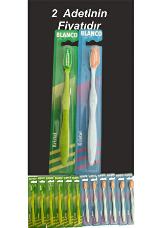 6 Adet Tekli diş fırçası