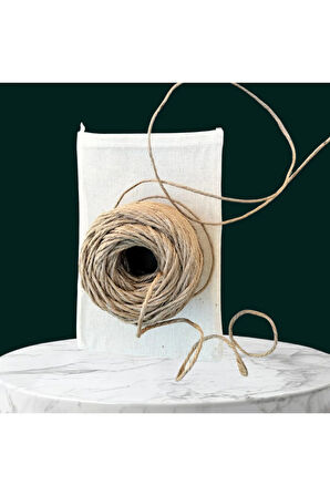 10x15 cm %100 Pamuk 25 Adet Ham Bez Kese – Doğal – Hediyelik, Lavanta, Sabun,