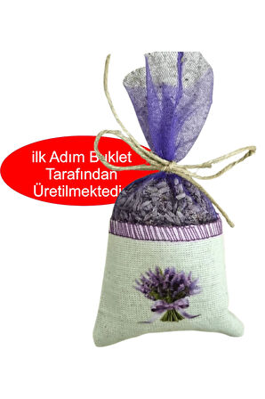 25 Adet Isparta Kuyucak Lavantası Tüllü Lavanta Kesesi İçi Dolu Organik