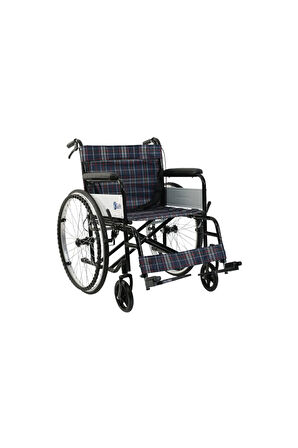 GOLFİ Golfi G099 Maunel Tekerlekli Sandalye Refakatçı Tekerlekli Sandalye Hasta Bakım Sandalyesi