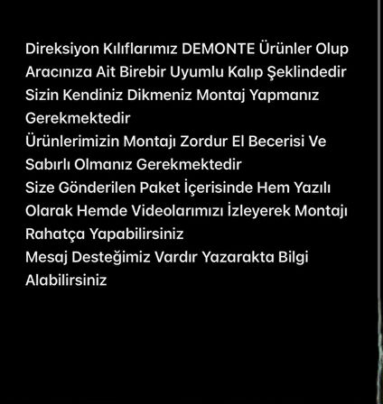Opel Corsa D Araca Özel Direksiyon Kılıfı AÇIKLAMAYI OKUYUNUZ