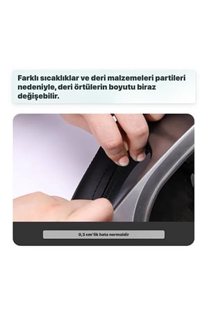 Fiat Doblo 2015-2021 Araca Özel Direksiyon Kılıfı PLASTİK DİREKSİYONLARA UYGUNDUR