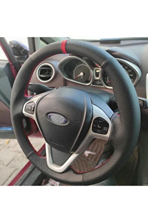 Ford Fiesta 2009-2015 Uyumlu Araca Özel Direksiyon Kılıfı (ARACINIZIN DİREKSİYONUYLA TEYİT EDİNİZ)