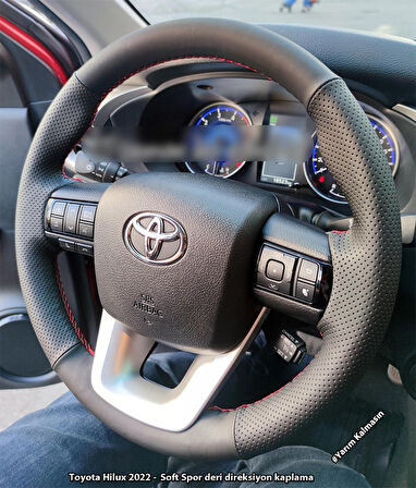 Toyota Hilux 2022 Araca Uyumlu Direksiyon Kılıfı