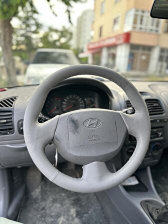 Hyundai Accent Admira Araca Özel Direksiyon Kılıfı Airbeg GRİ Renk