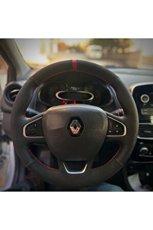 Renault Clio 4 Faz 2 Araca Özel Direksiyon Kılıfı (ARACINIZIN DİREKSİYONUYLA TEYİT EDİNİZ)