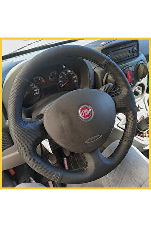 Fiat Doblo 2005-2010 Eski Kasa Araca Özel Direksiyon Kılıfı (noktalı Düz)