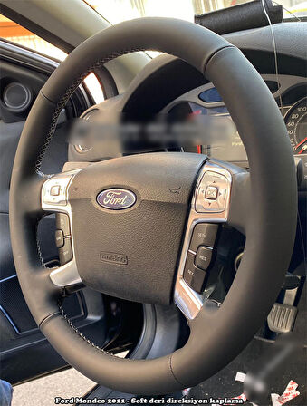 Ford Mondeo 2011 Araca Uyumlu Direksiyon Kılıfı (Düz Soft Model)