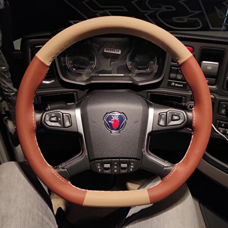 Scania R500 R540 R600 Araçlarına Uyumlu Krem Kahverengi