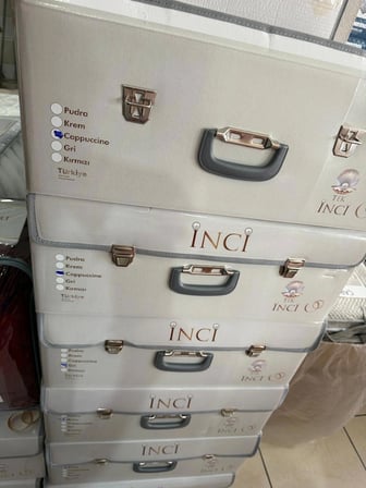 İnci 6 Parça Battaniye Set / Gelin Battaniye Seti Fransız Güpürlü Inci Işlemeli Yatak Örtüsü Özel Kutulu Gönderim