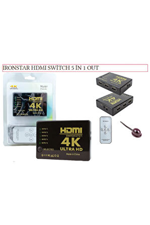 HDMI Switch 5 İN 1 OUT TV Monitör Projeksiyon Çoğaltıcı
