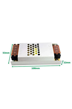 Wellpower 5 Amper 12 Volt Şerit Led Trafosu Ultra Slim Adaptör WPUS-1205M