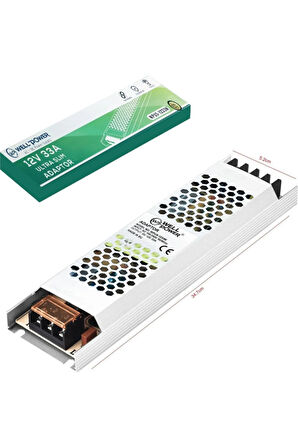 Wellpower 12V 33A Ultra Slim Led Adaptörü WPUS-1233M