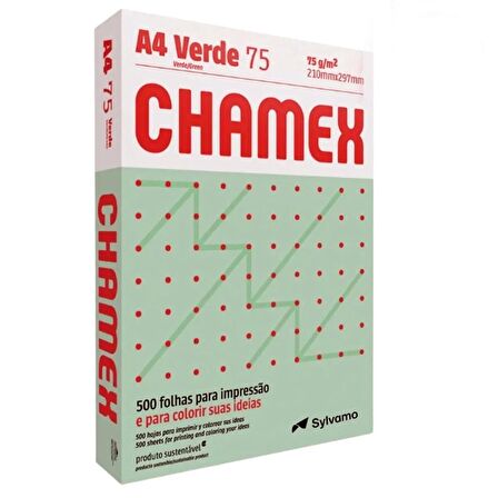 Chamex A4 Renkli Fotokopi Kağıdı 75 gr Açık Yeşil 500 Ad