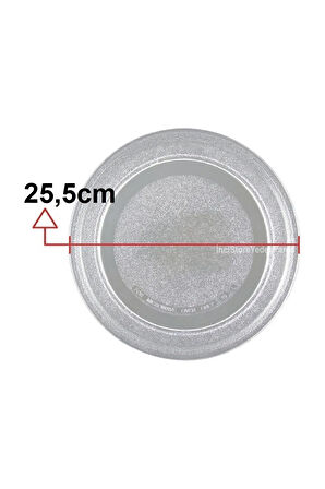 Beko MD 201 B SOLO Mikrodalga Fırın Cam Tepsi Düz Tabak Çap 265 mm 26,5 cm 9178037879