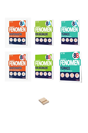 LGS 8. Sınıf A - B Serisi Matematik Fen ve Türkçe Soru Bankaları 6 Kitap