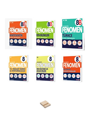 LGS 8. Sınıf B Serisi Tüm Dersler 6lı Set Soru Bankaları