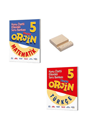 Orjin 5. Sınıf Matematik ve Türkçe Etkinlikli Soru Bankası